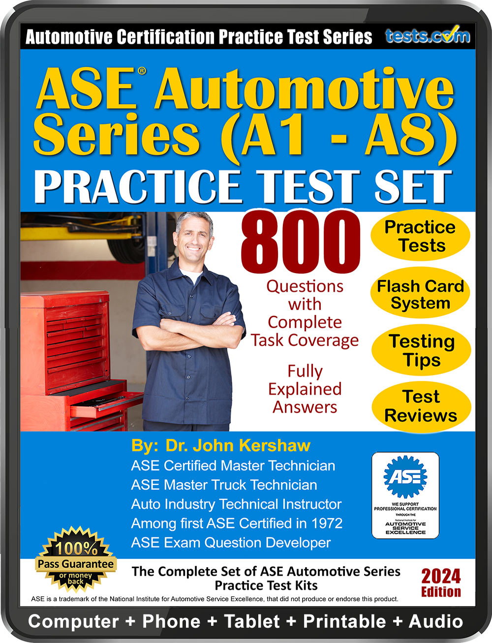 ASE Automotive Certification Series Practice Tests